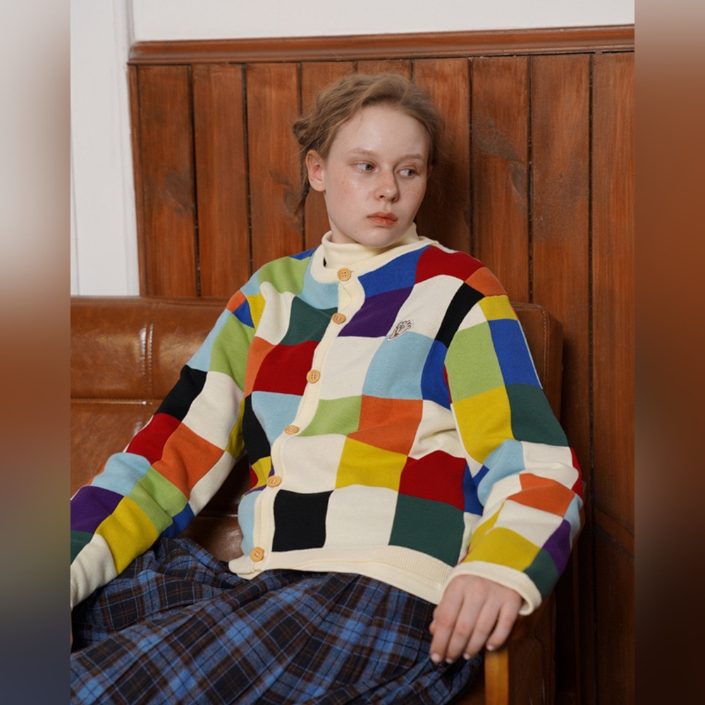 Kina & Tam The Cubis Cardigan, M, EUC